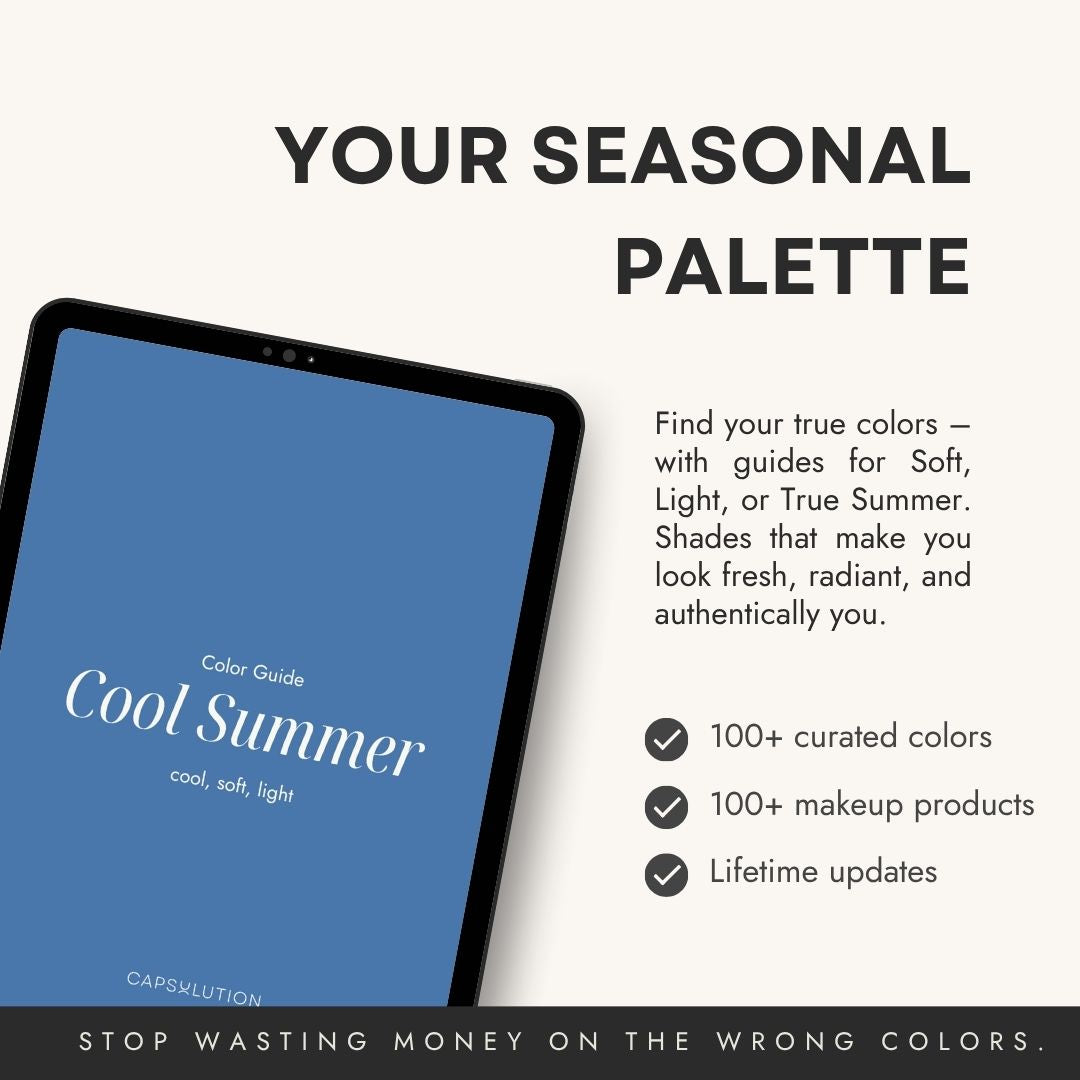 Color Guide Sommer – Deine saisonale Farbpalette - capsulution