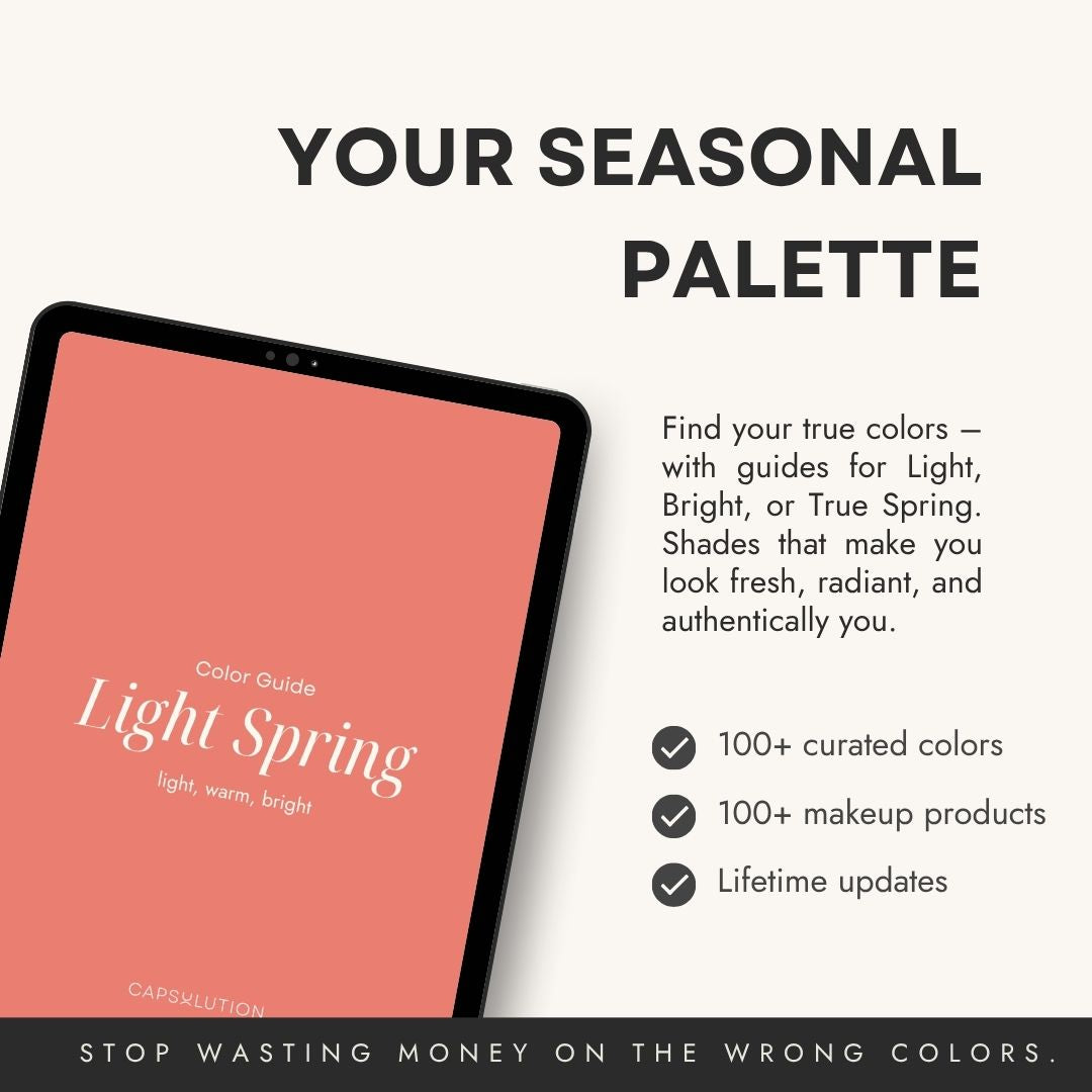 Color Guide Frühling – Deine saisonale Farbpalette - capsulution