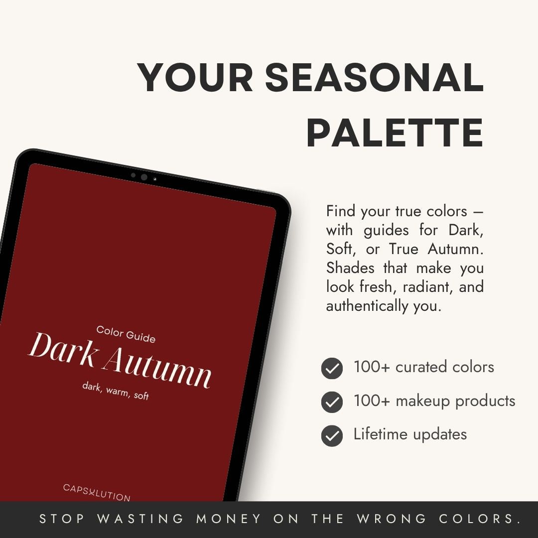 Color Guide Herbst – Deine saisonale Farbpalette - capsulution