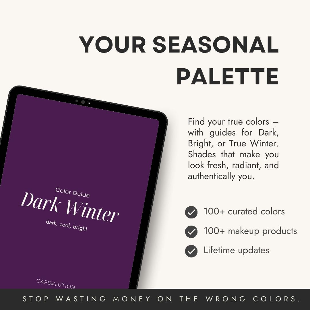 Color Guide Winter – Deine saisonale Farbpalette - capsulution