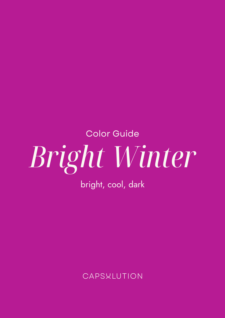 Bright Winter Guide - capsulution