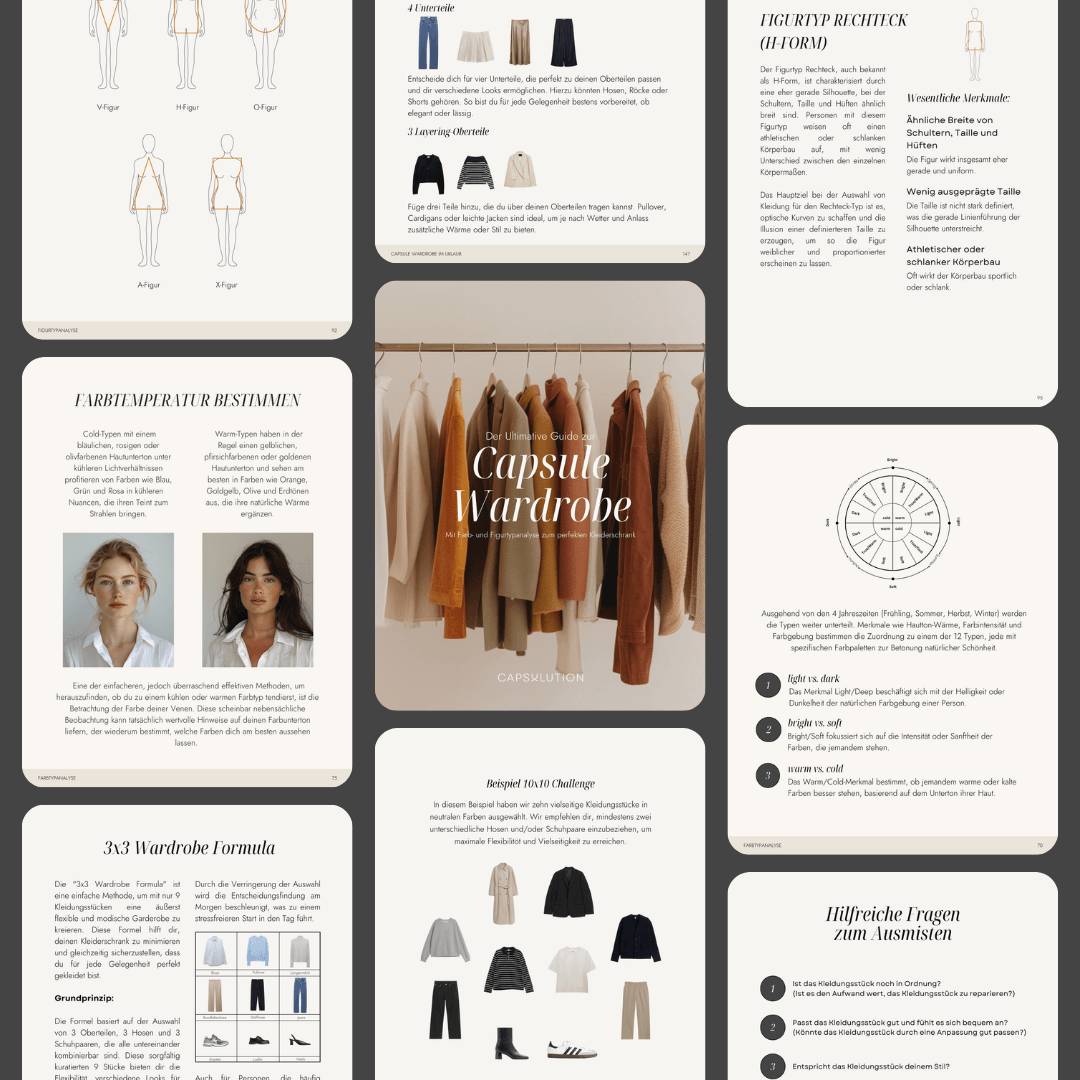 Der Ultimative Guide zur Capsule Wardrobe - capsulution