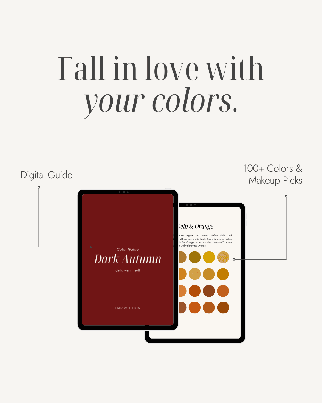 Dark Autumn Farbtyp Guide