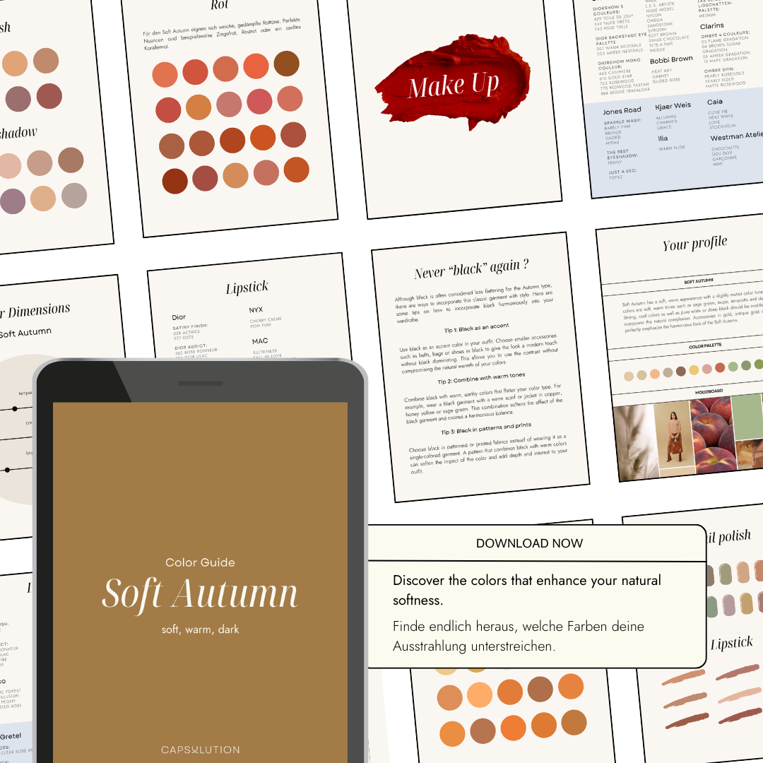 Soft Autumn Guide - capsulution