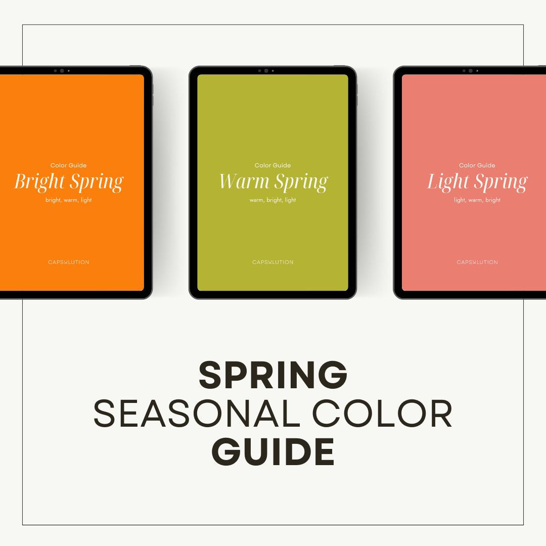 Spring Seasonal Color Program Spring Color Guide – Your Seasonal Palette – capsulution