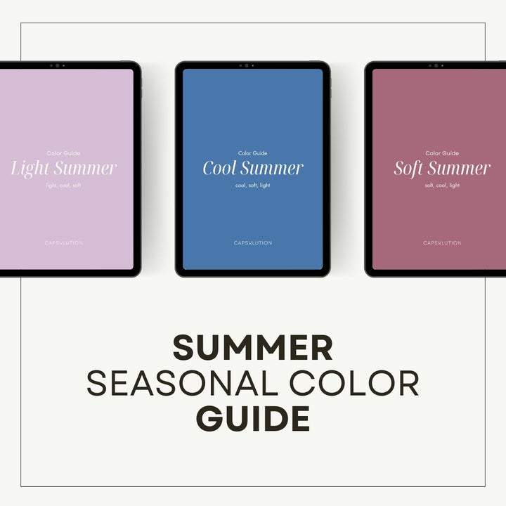Color Guide Sommer – Deine saisonale Farbpalette - capsulution