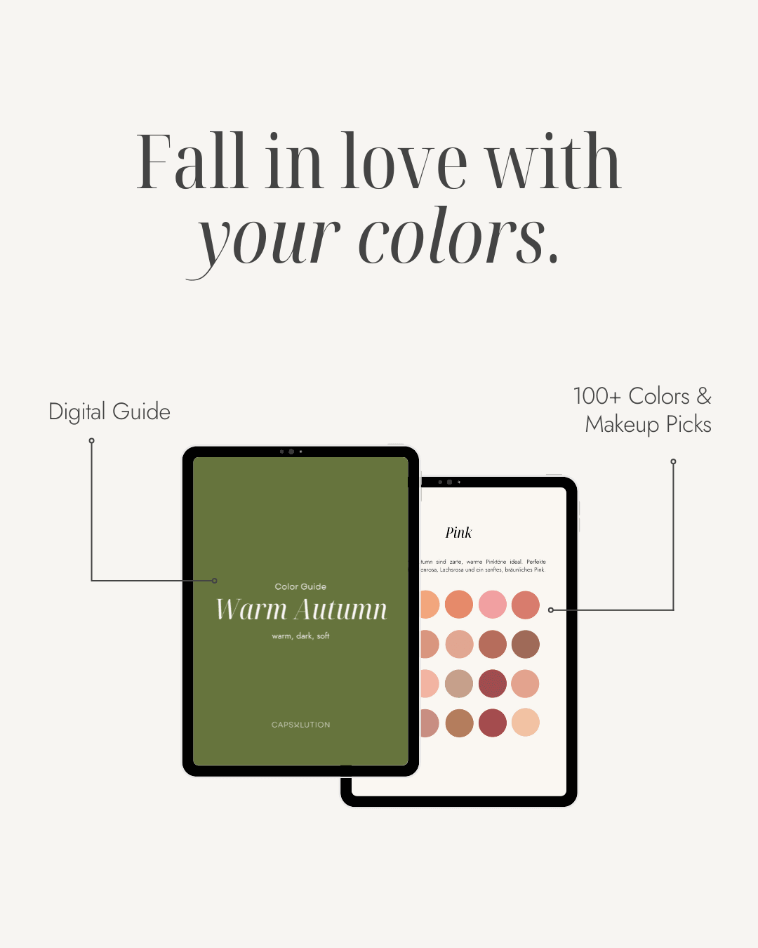 Warm Autumn Farbtyp Guide