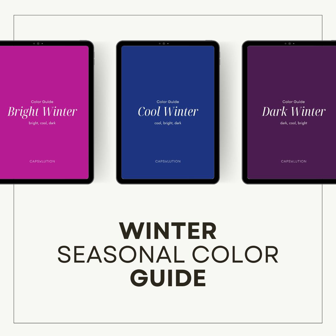 Color Guide Winter – Deine saisonale Farbpalette - capsulution